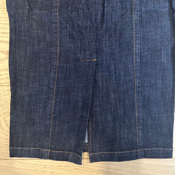 McQ by Alexander McQueen Indigo Denim Corset Waist Pencil Skirt - IT42 / US 6-8 - Picture 7 of 10